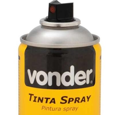 Tinta Spray Acrílica Amarelo 350ML/250G Vonder