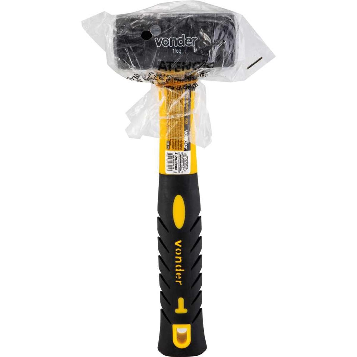 Marreta Quadrada 1,0 Kg Com Cabo Fibra Vonder - 8