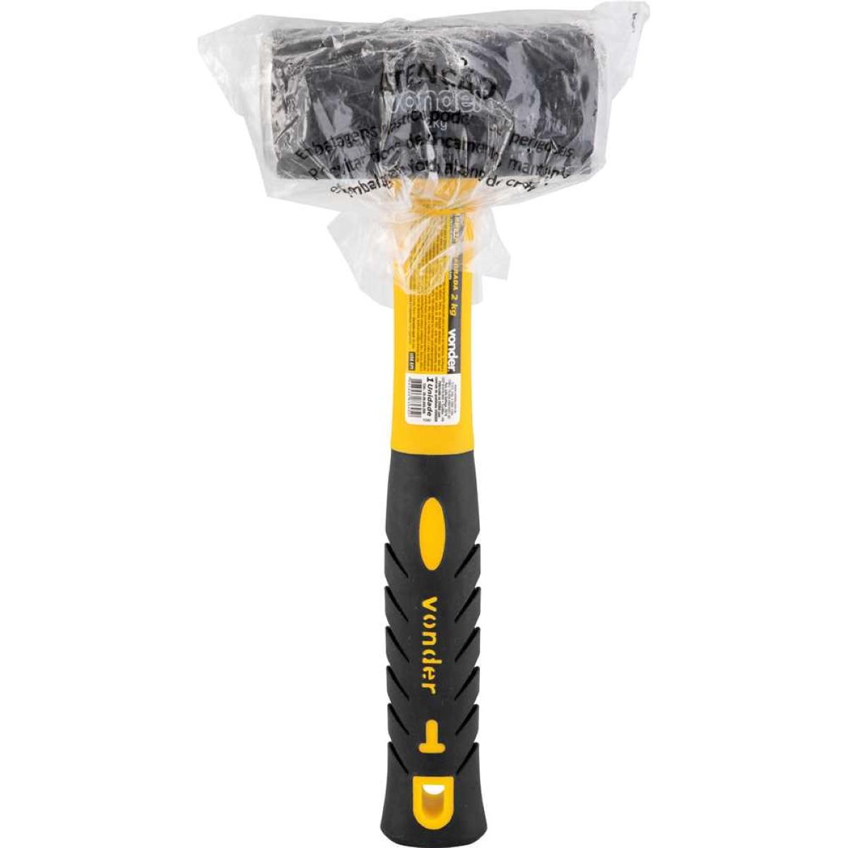 Marreta Quadrada 2,0 Kg Com Cabo Fibra Vonder - 5