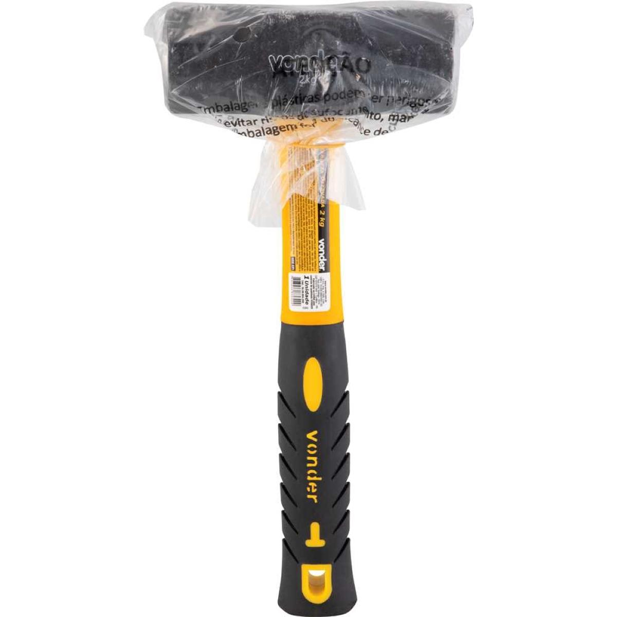 Marreta Oitavada 2,0 Kg Com Cabo Fibra Vonder - 5