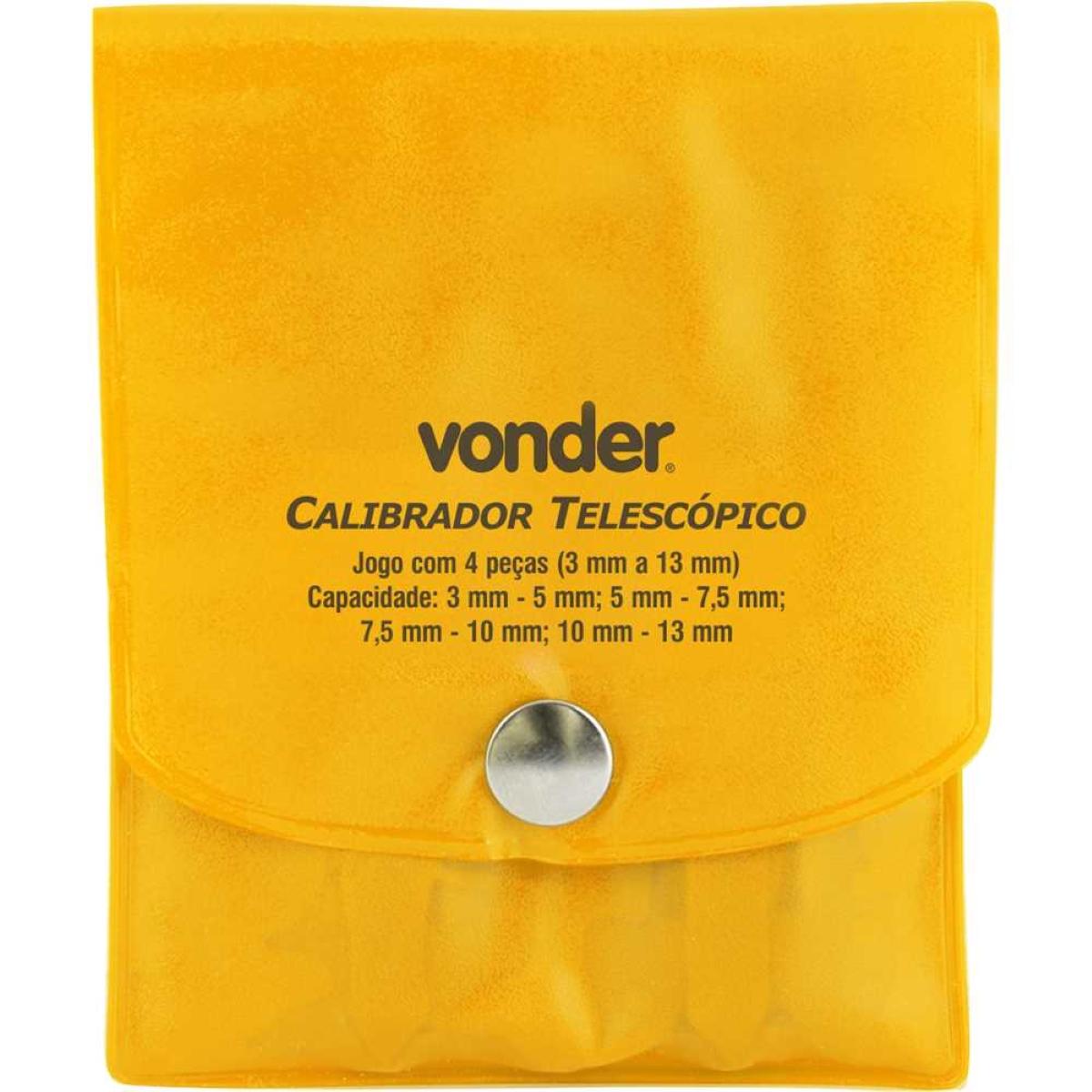 Jogo Calibrador Telescópico 3-13 mm Com 4 Pecas Vonder - 5