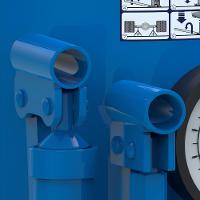 Macaco Garrafa 100 T Hidráulico Com Manômetro MT100 Bovenau - 1