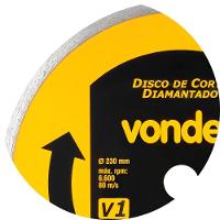 Disco de Corte Diamantado 230mm V1 Furo 22,2mm Vonder - 2