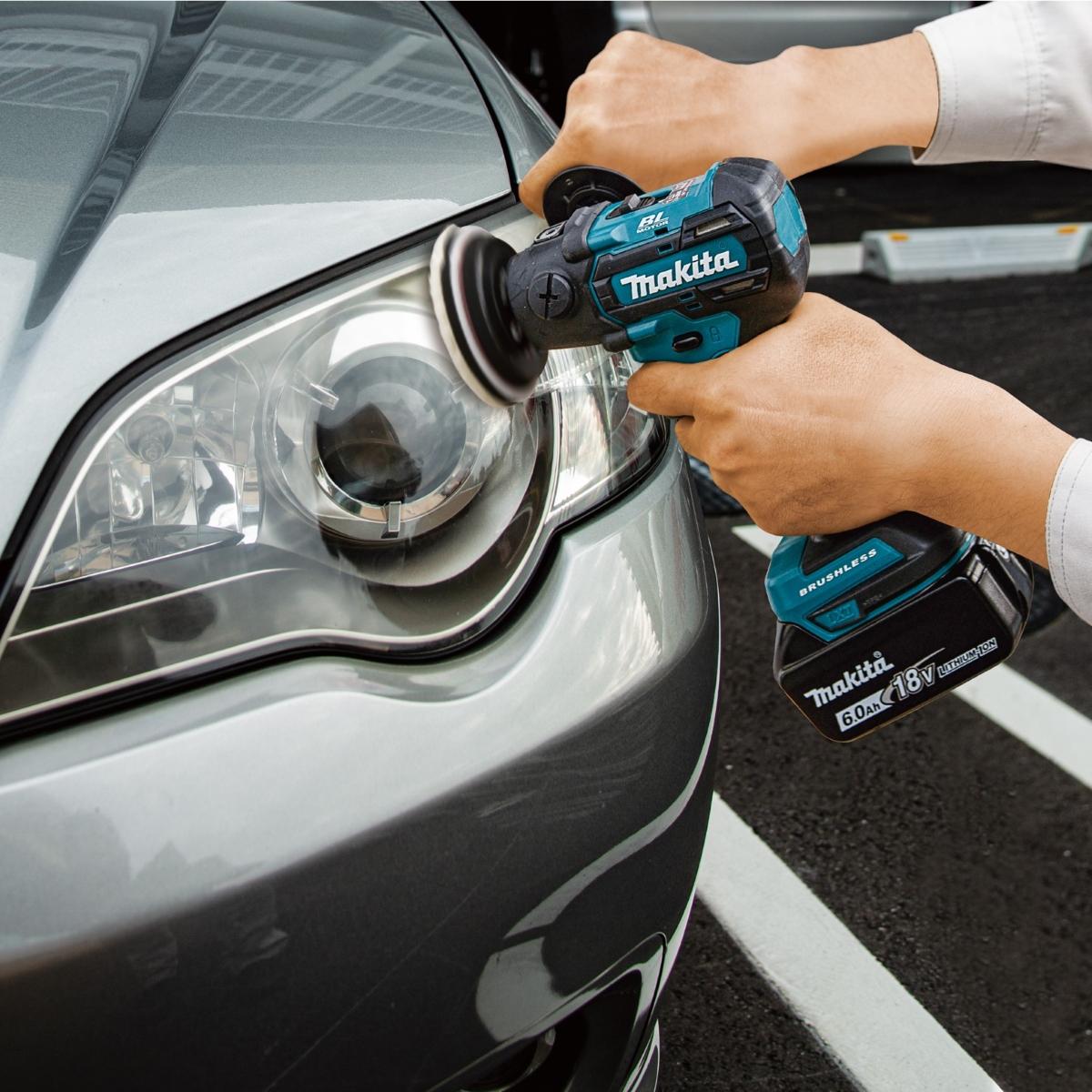 Lixadeira Vertical 75Mm Sem Fio 18V Com 2 Baterias Carregador Maleta Acessórios DPV300RTJ Makita - 3