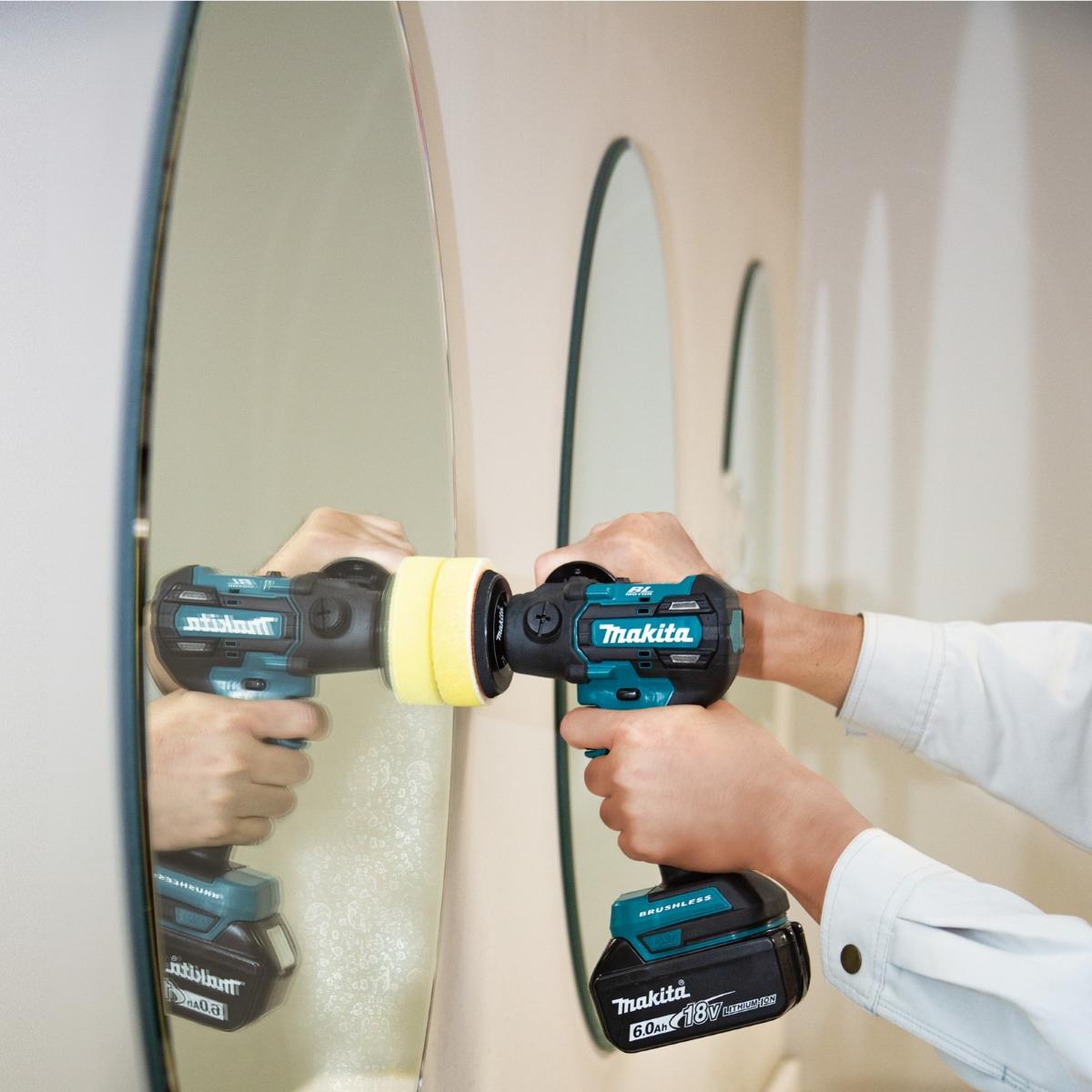 Lixadeira Vertical 75Mm Sem Fio 18V Com 2 Baterias Carregador Maleta Acessórios DPV300RTJ Makita - 5