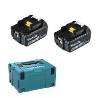 Lixadeira Orbital Sem Fio 18V Com 2 Baterias Carregador Saco Coletor Maleta Mak-Pac DBO380RTJ Makita - 2