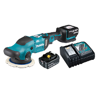 Lixadeira Politriz Rotorbital 125Mm Sem Fio 18V Com 2 Baterias Carregador Bolsa DPO500RTE Makita - 1