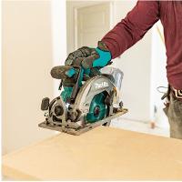 Serra Circular Sem Fio 165 mm 40V Max Resistência Água Poeira Com Disco AWS HS012GZ Makita - 9