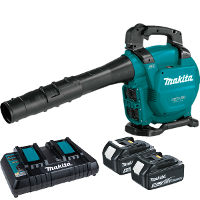 Soprador Sem Fio 36V Portátil Com Cinta de Ombro 2 Baterias Carregador Tubos DUB363PT2V 127V Makita - 1