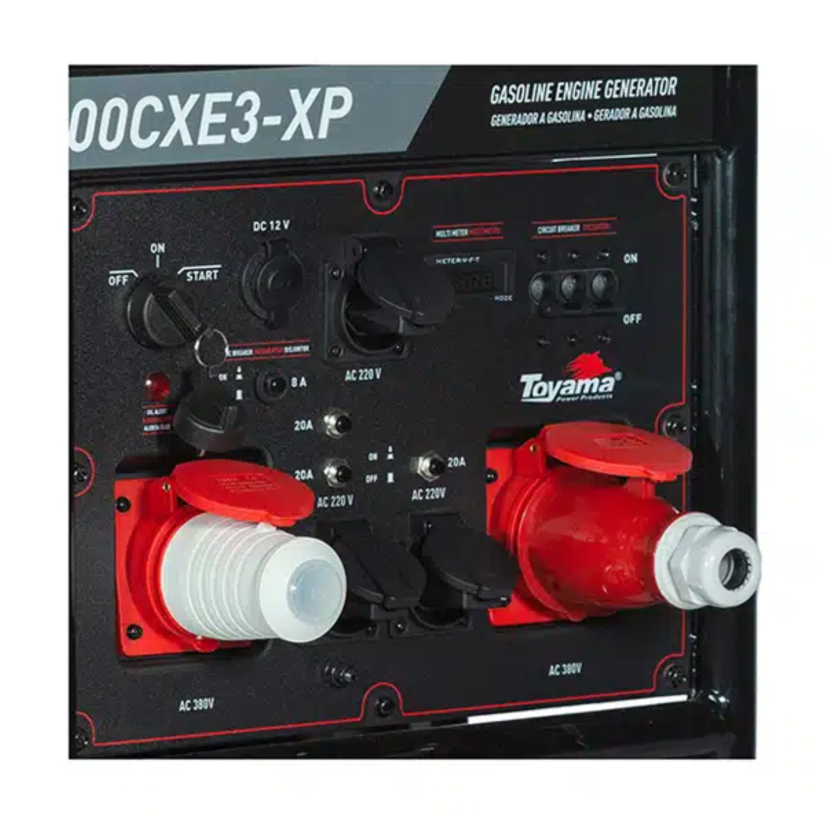 Gerador à Gasolina 17,0 KW 380V Trifásico Partida Elétrica TG15000CXE3-XP Toyama - 6