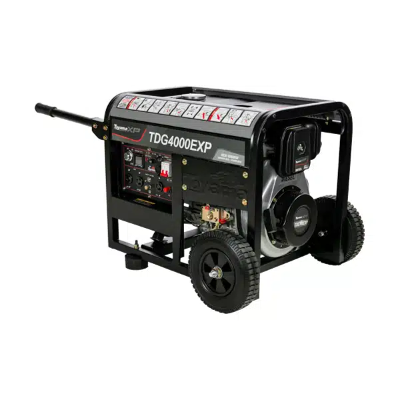 Gerador Diesel 3,3 KVA Monofásico Bivolt 115/230V Partida Elétrica TDG4000EXP Toyama