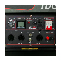 Gerador Diesel 3,3 KVA Monofásico Bivolt 115/230V Partida Elétrica TDG4000EXP Toyama - 5