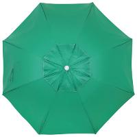 Guarda Sol 2,40 Metros Verde Bandeira em Bagum Caiobá e Alumínio com Vareta de Fibra Bel