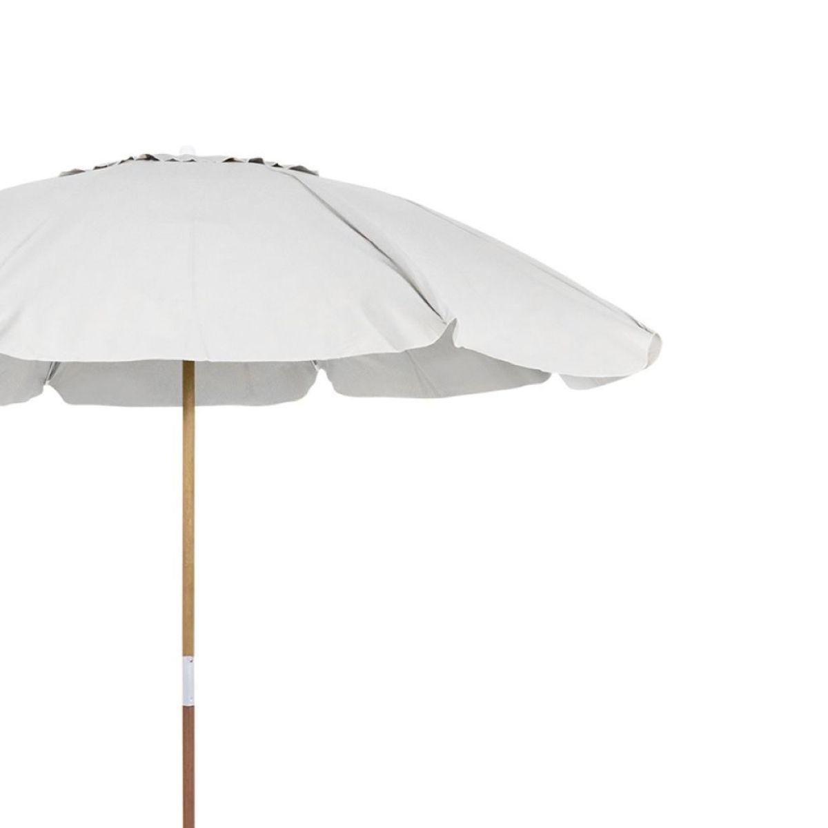 Guarda Sol 2,40 Metros Branco Bagum Caiobá e Alumínio com Vareta de Fibra Bel - 2