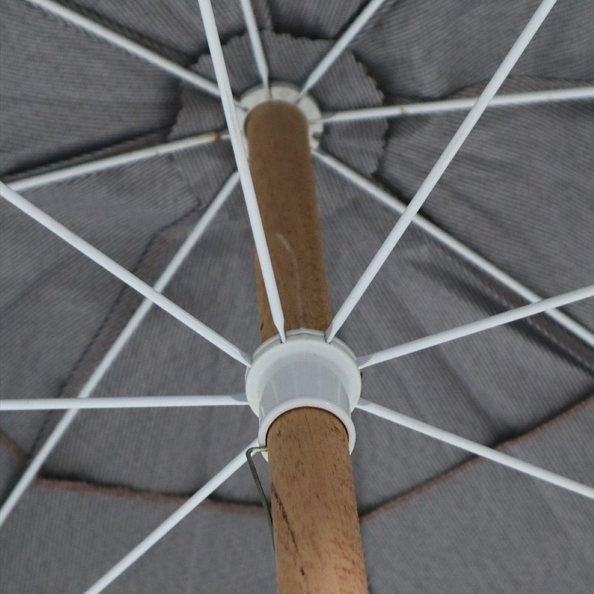 Guarda Sol 2,20m em Bagum Guararapi Marrom Bel - 4