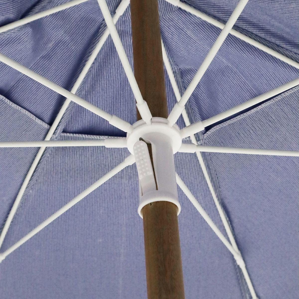 Guarda Sol 2,40m Azul Bagum Caiobá Royal Bel - 5