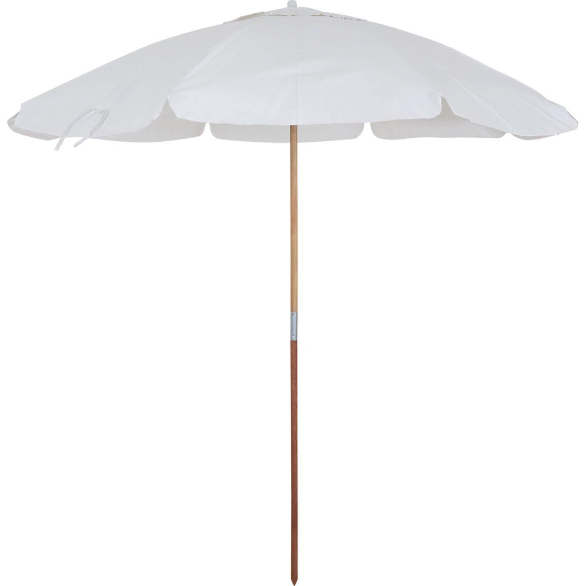 Guarda Sol 2,20m em Bagum Guararapi Branco Bel - 1