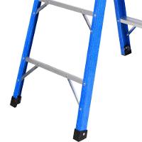 Escada Em Fibra Com 6 Degraus Capacidade 120Kg Worker - 6