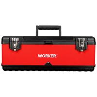 Caixa Metálica Para Ferramentas Baú 23'' Com Bandeja Worker - 3