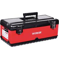 Caixa Metálica Para Ferramentas Baú 23'' Com Bandeja Worker - 6