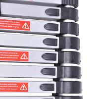 Escada Telescópica 11 Degraus 0,82X3,19 Metros 1X11 Alumínio Worker - 4