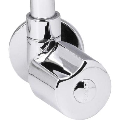 Torneira Para Cozinha Bica Móvel Parede Latão Cromado Abertura Rápida C40 Liege