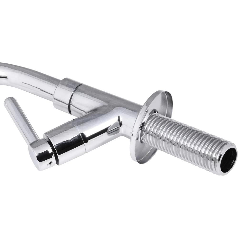 Torneira Para Cozinha Bica Móvel Mesa Latão Cromado Abertura Rápida C60 Liege - 2