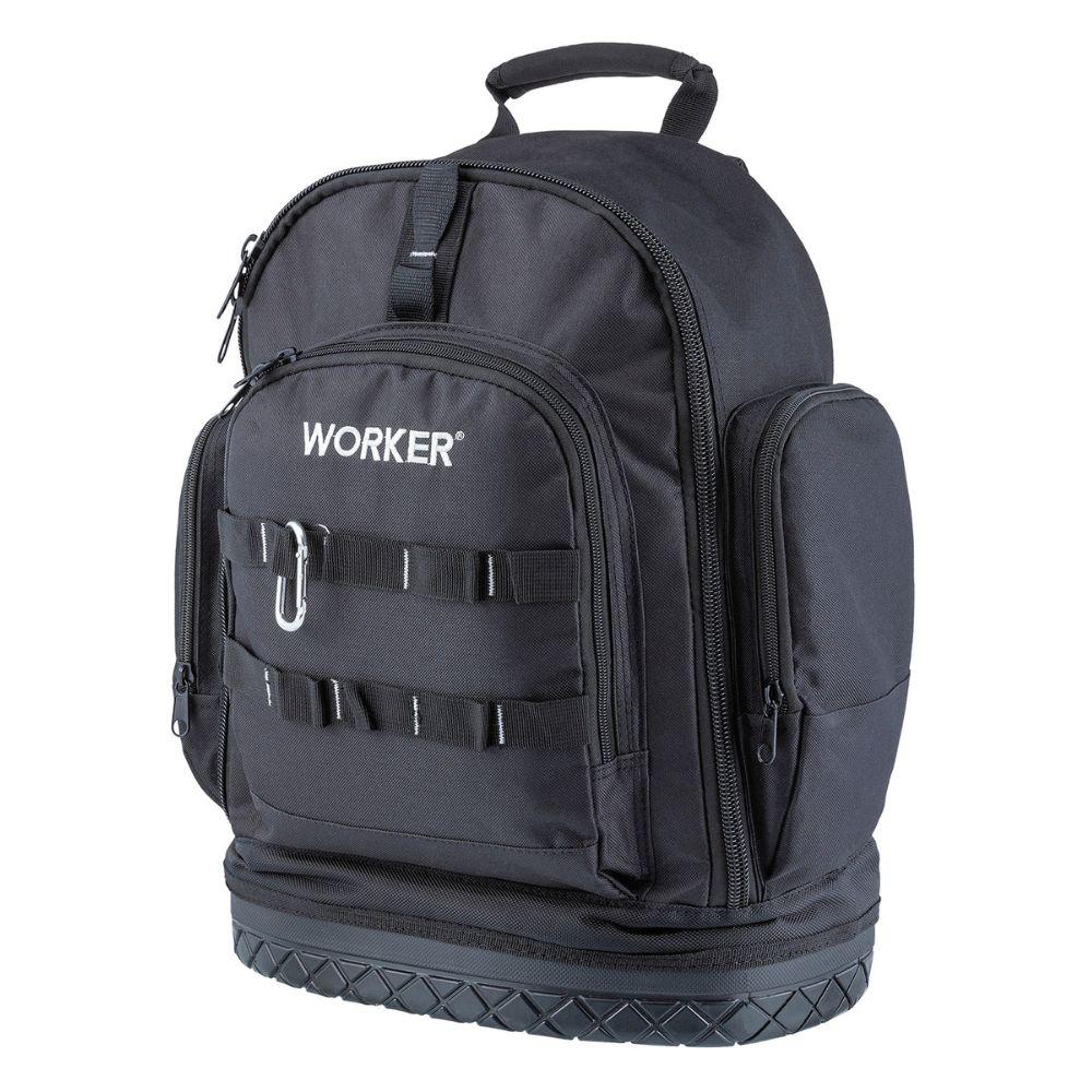 Mochila Para Ferramentas 14'' Poliéster Preta Worker - 1