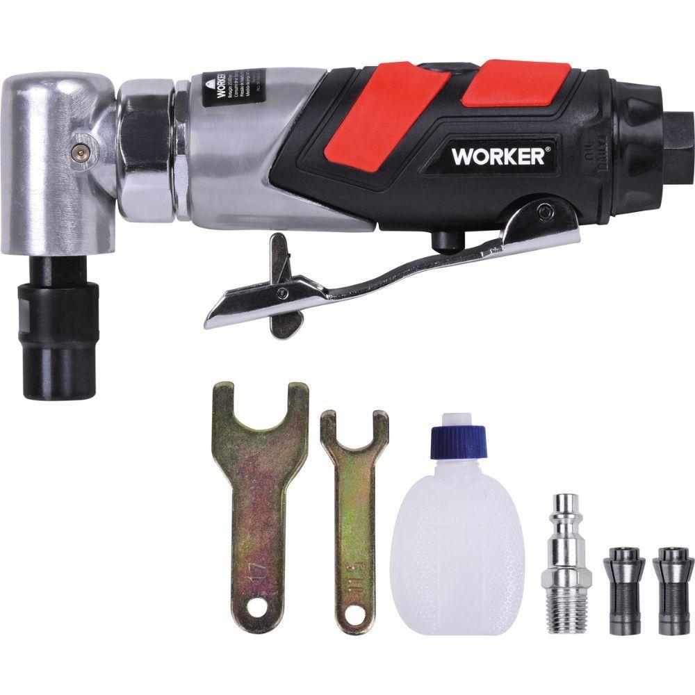 Retifica Pneumática Angular 1/4'' 3Pcm Worker - 5