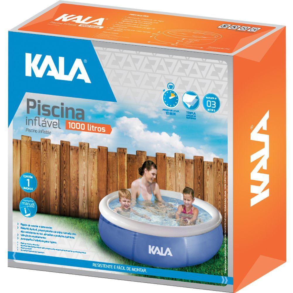 Piscina Inflável 1000 Litros 168x51Cm Fast Set Kala - 2