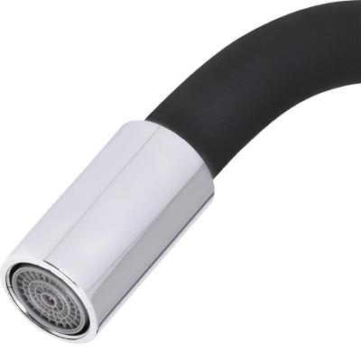 Torneira Para Cozinha Bica Flex Parede Abs Preto Abertura Rápida Gourmet C60 Liege