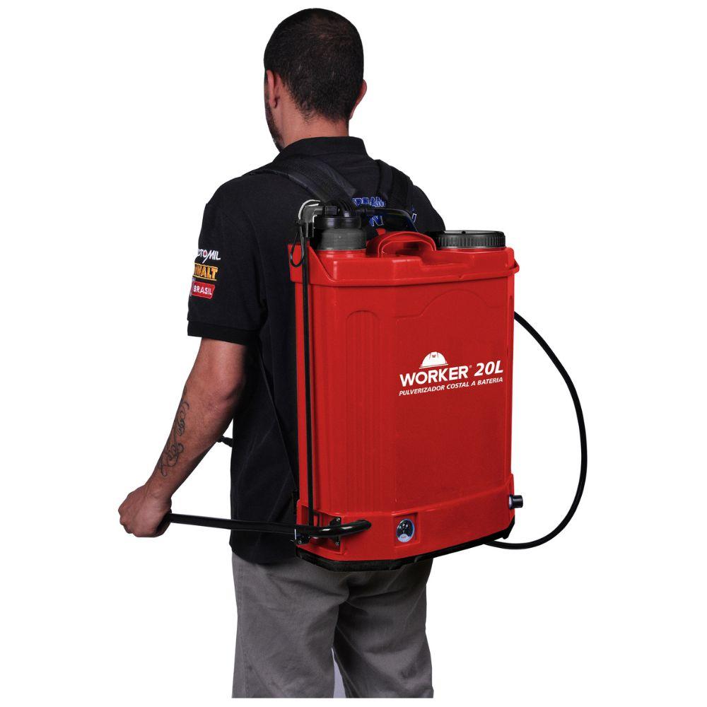 Pulverizador Costal 20 Litros Bateria Worker - 3