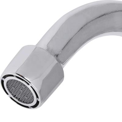 Torneira Para Cozinha Bica Móvel Parede Latão Cromado Abertura Rápida C60 Liege