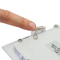 Painel LED Quadrado Embutir 6W 6500K Branco Bivolt Liege - 2