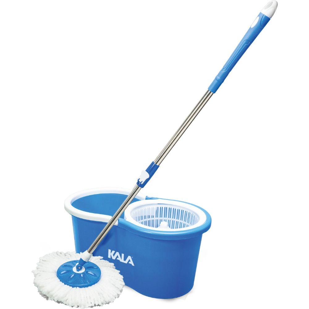 Mop Giratório Spin 12 Litros Balde Centrifugador Kala - 4