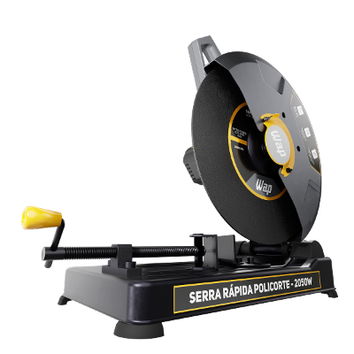 Serra Rápida Policorte de Bancada Profissional 2050W Disco 355mm 14" para cortar Ferro Metal e Aço WAP WF SP01 127V