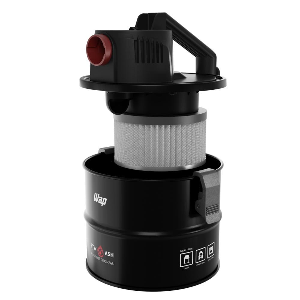 Aspirador de Cinzas WAP GTW ASH para Churrasqueira, Filtro HEPA e Alça de Transporte 220V - 7