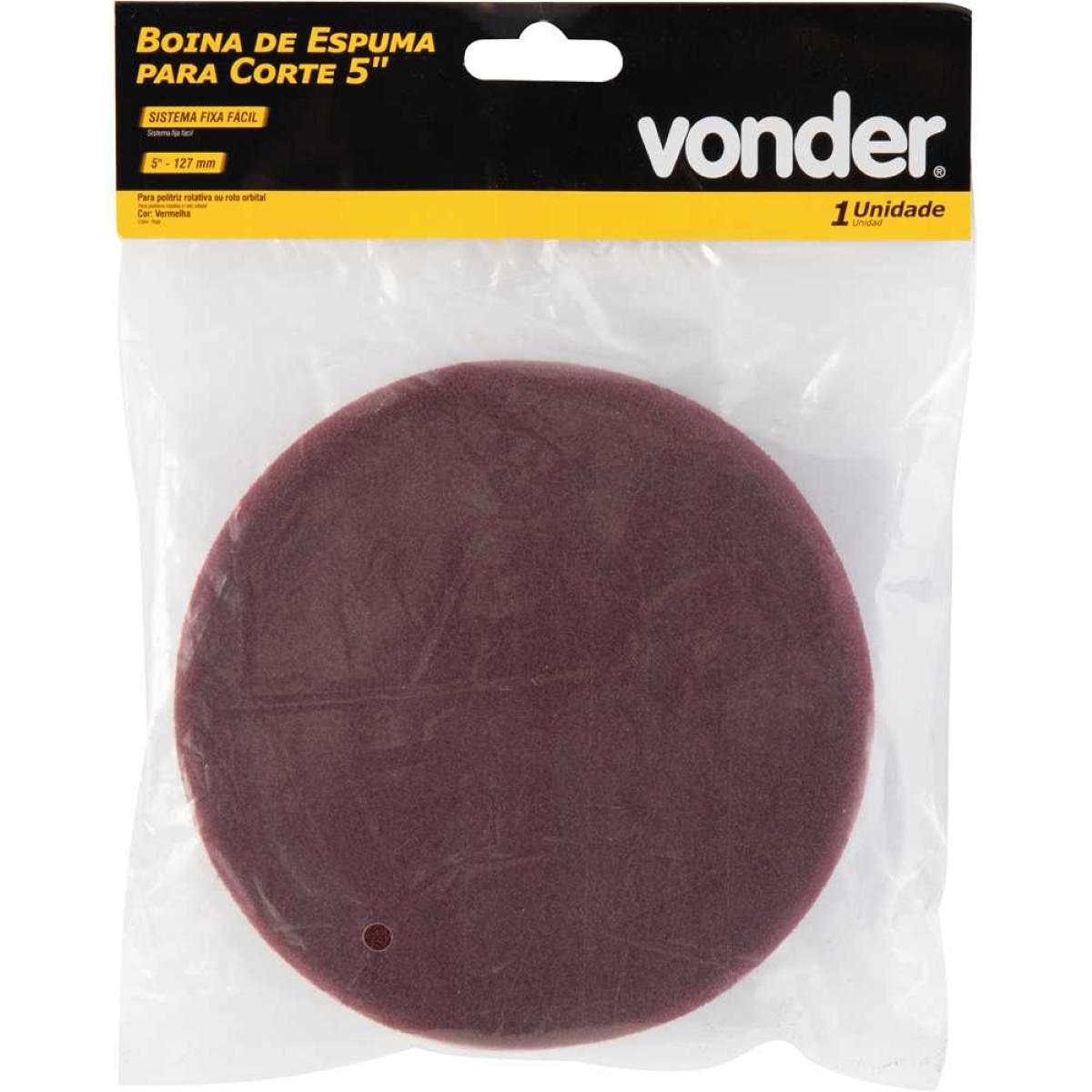 Boina Espuma De Corte 5'' Fixa Fácil Vonder - 2