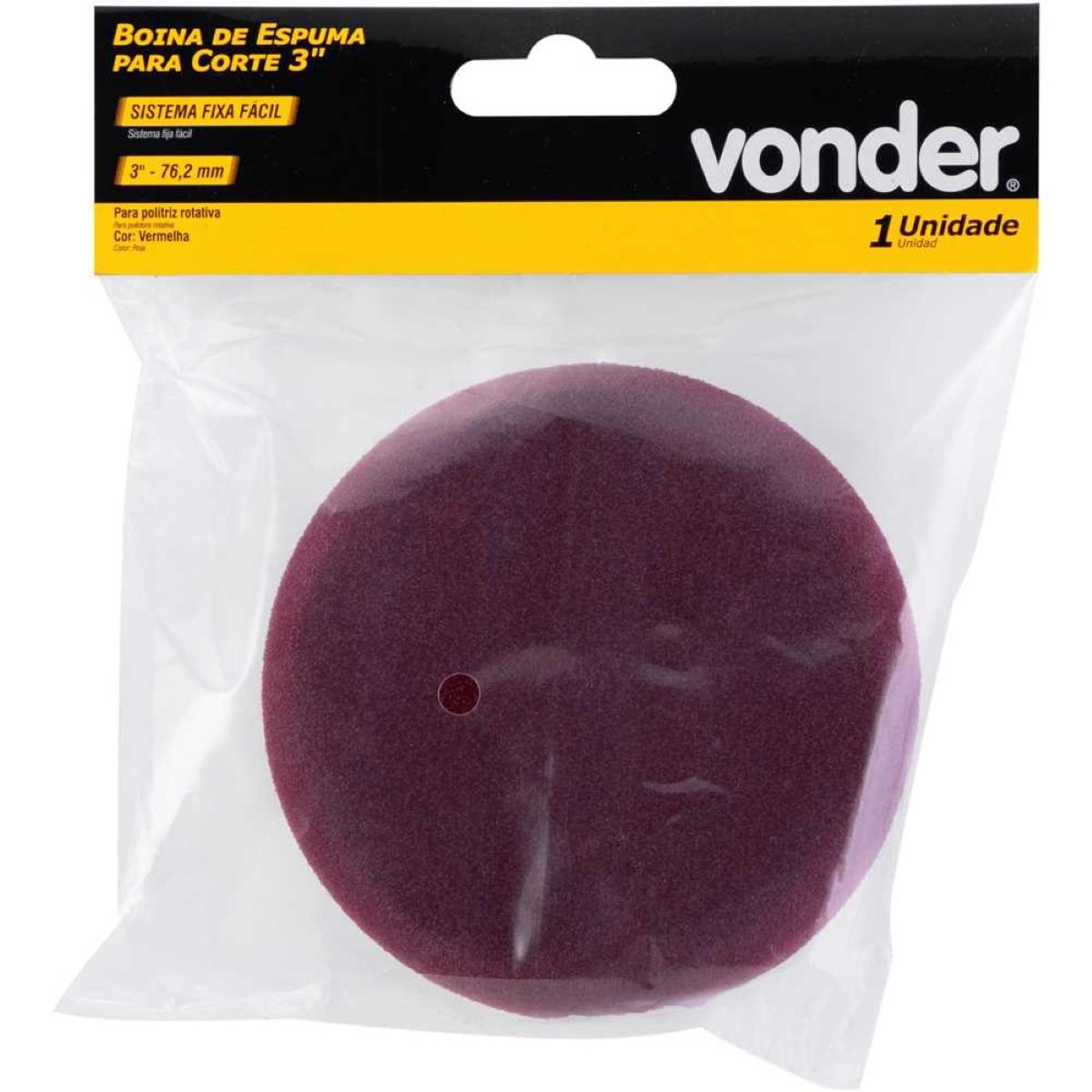 Boina Espuma De Corte 3'' Fixa Fácil Vonder - 5