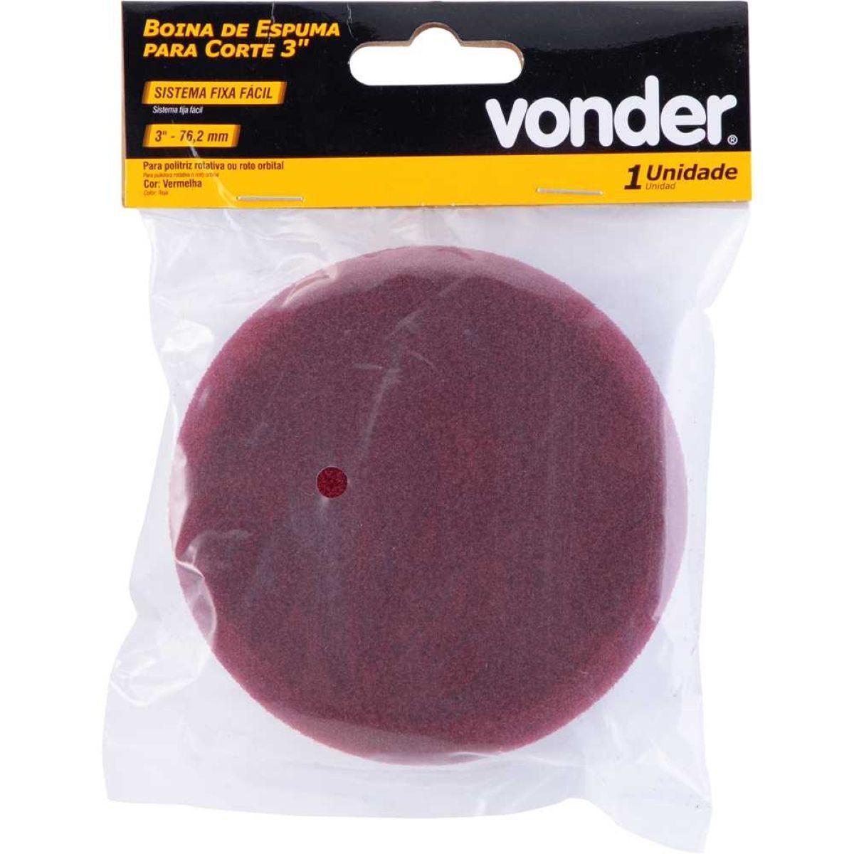 Boina Espuma De Corte 3'' Fixa Fácil Vonder - 5