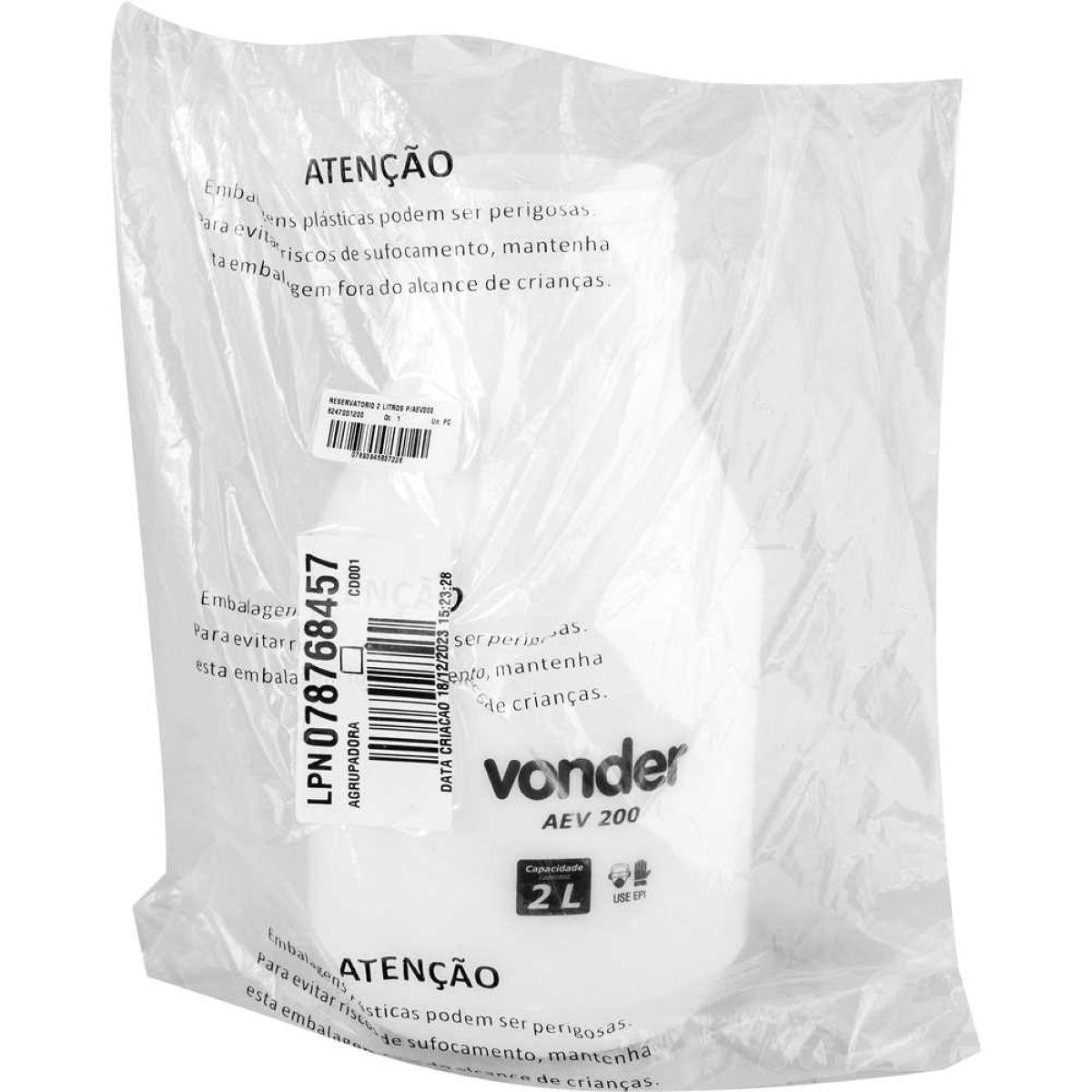 Reservatório 2 Litros Para Aplicador AEV200 Vonder - 6