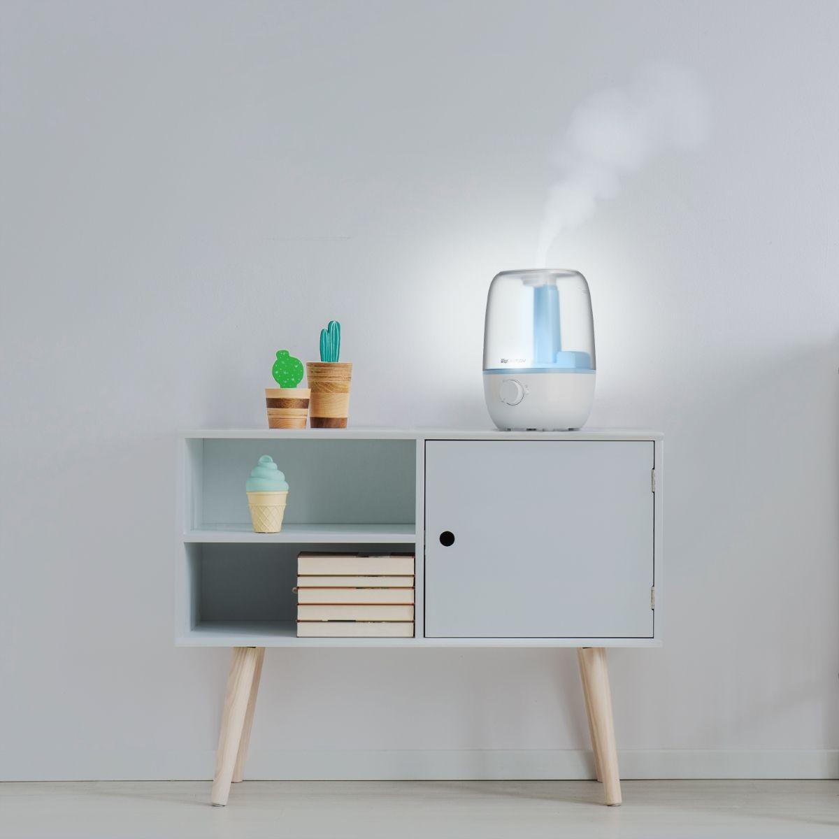 Umidificador de Ar Ultrassônico 2,3 Litros com Luminária e Difusor de Aromas WAP AIR FLOW Bivolt - 9