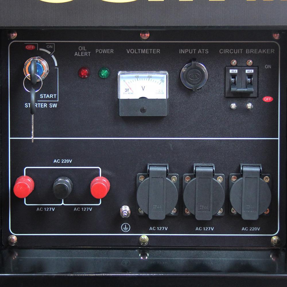 Gerador Diesel 11 KVA 20 HP Mono 127/220V BIV Gmd12000E Csm - 10