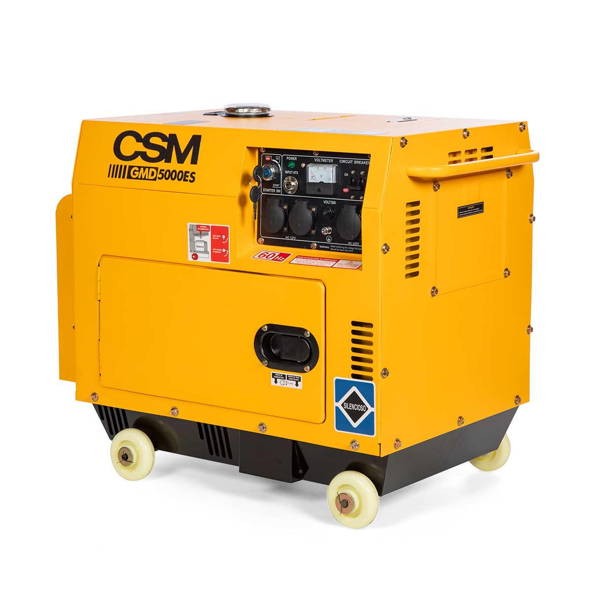 Gerador Portátil à Diesel 4,5 KVA 6HP Mono Gmd 5000Es Csm - 2