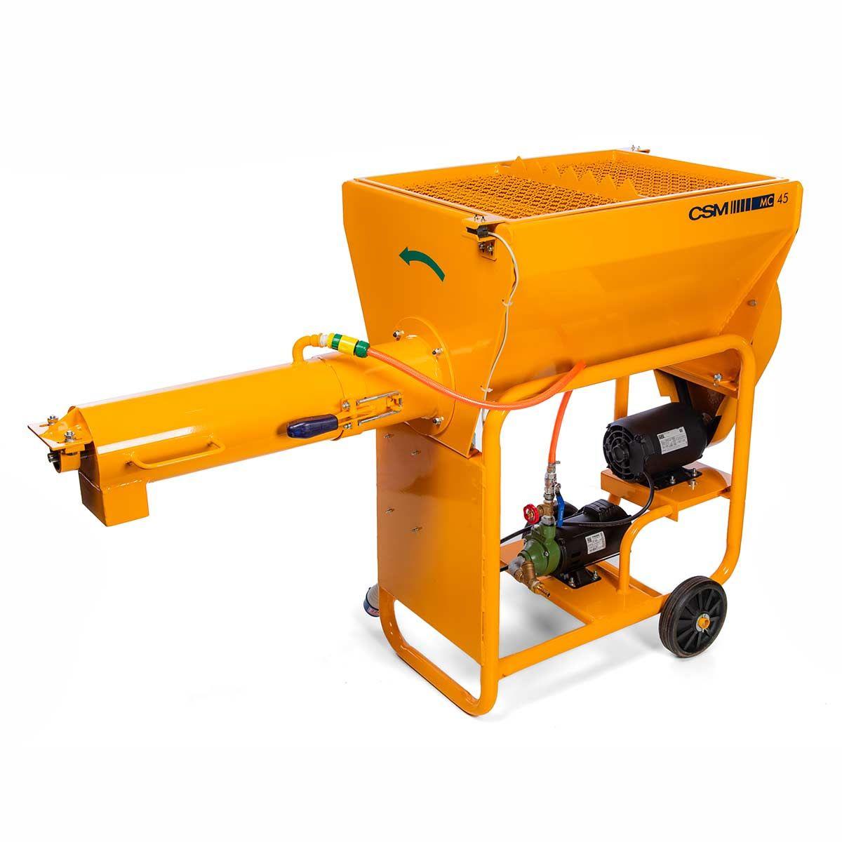 Argamassadeira Misturadora de Argamassa 380V 2CV 200Kg 60Hz Mc 45 Trifásica Csm - 4