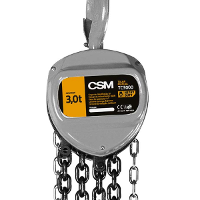 Talha Manual de Corrente 3 Ton Elevação 10 metros Csm - 3