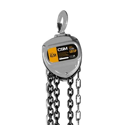 Talha Manual de Corrente 0,5 Ton Elevação 8 metros Csm