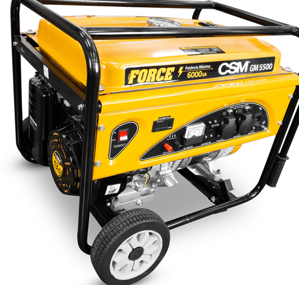 Gerador Portátil 5,5Kva 11Hp Gm 5500 Gasolina 127/200 CSM - 2