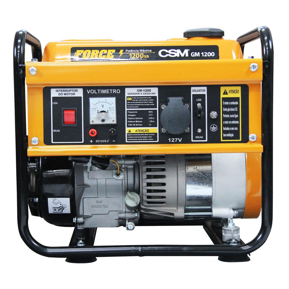 Gerador Portátil Gm Gasolina 1200 220 V CSM - 3