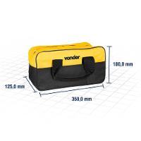 Bolsa lona 350x140x180mm 8 divisões bl005 Vonder - 3
